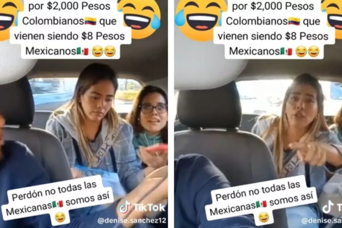 Mexicanas se niegan a pagar 8 pesos de taxi en Colombia su reacción se