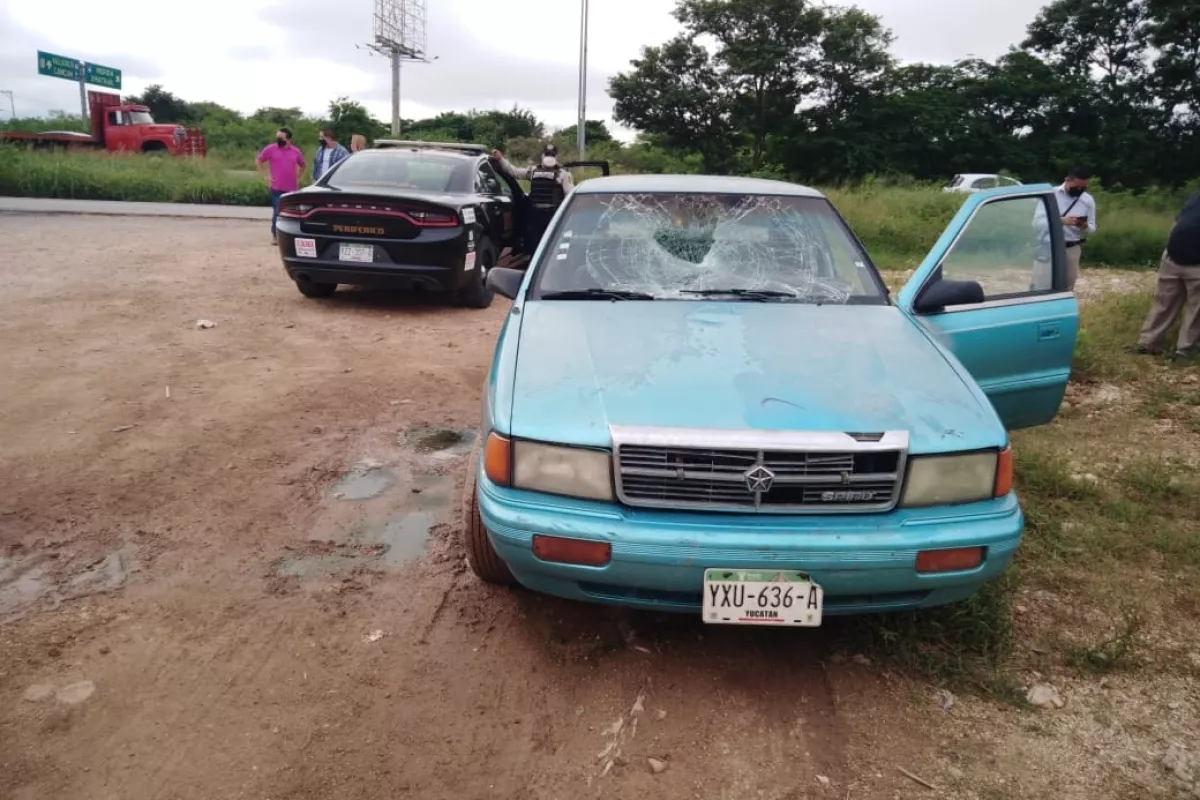 Arrollan a ciclista en el Anillo Periférico de Mérida PorEsto