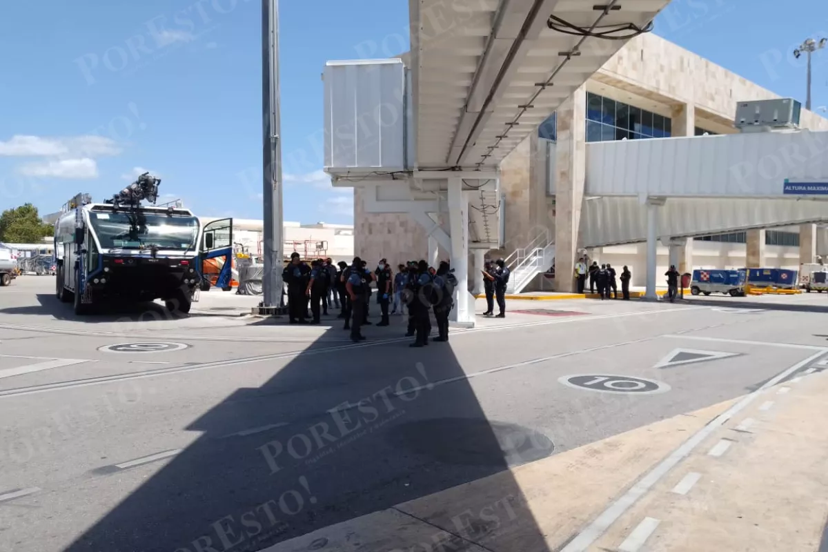 Suspenden actividades en el aeropuerto de Cancún tras balacera PorEsto