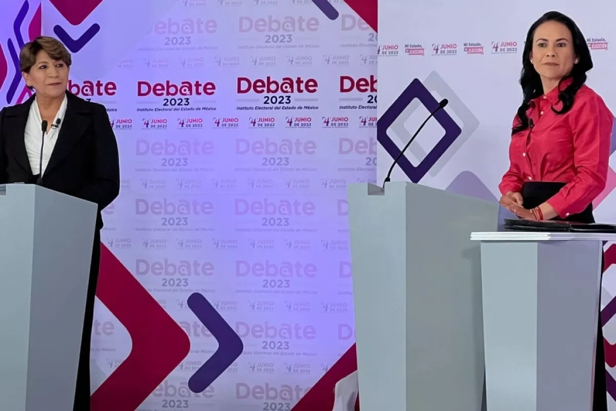 Elecciones Edomex Segundo debate entre Delfina Gómez y Alejandra del