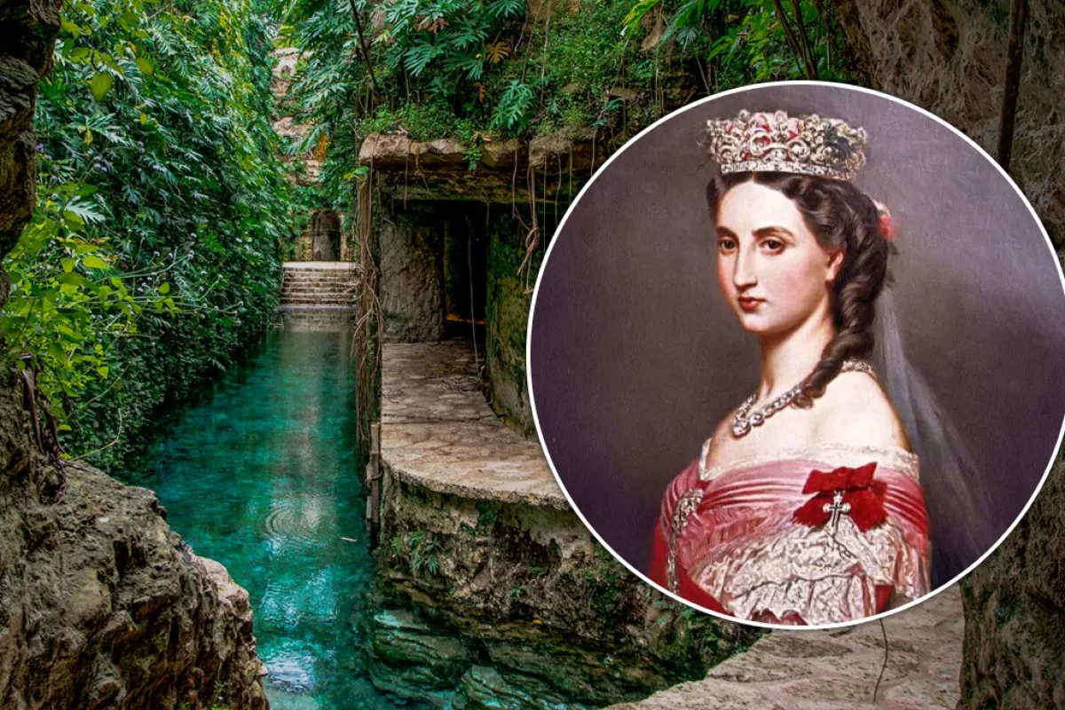 Este Es El Cenote De Yucat N Donde Nad La Emperatriz Carlota Poresto