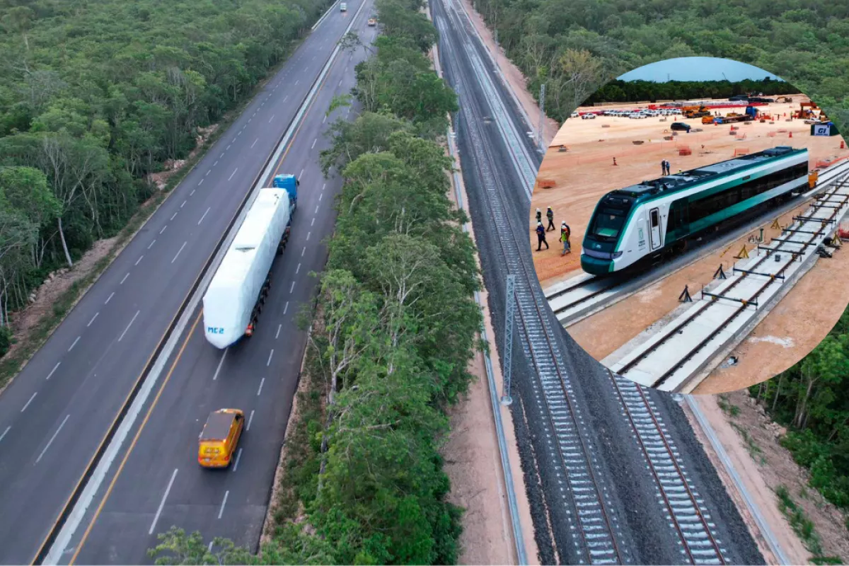 Así fue el viaje de los primeros vagones del Tren Maya de Ciudad