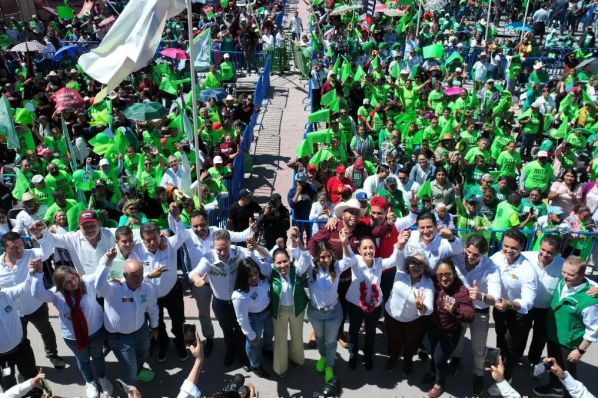 En Villa de Reyes San Luis Potosí Claudia Sheinbaum llama a votar por