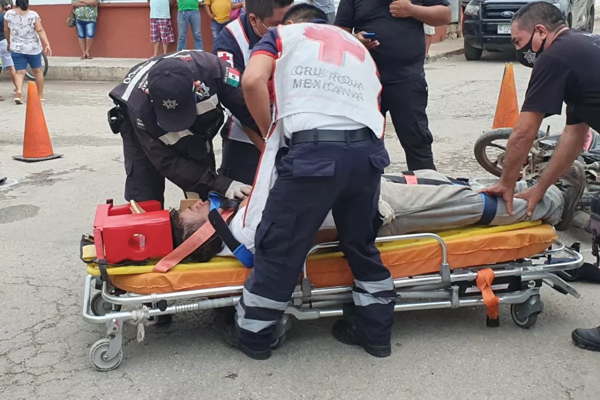 Motociclista De Ticul Se Salva De Morir En Accidente Poresto