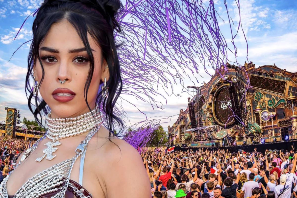 Danna Paola Y Steve Aoki Se Presentan En El Tomorrowland 2023 VIDEO