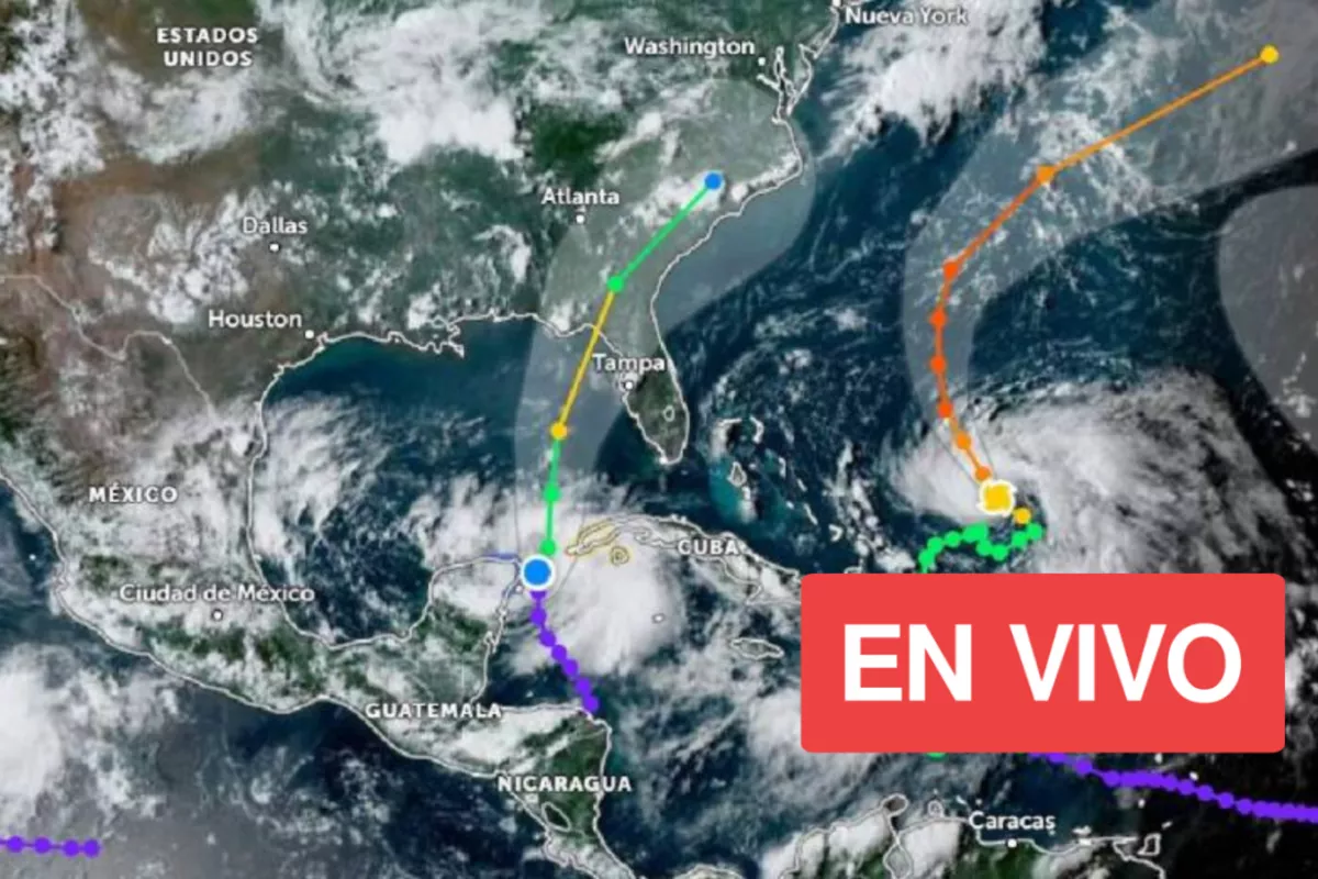 Tormenta tropical Idalia se forma en la Península de Yucatán