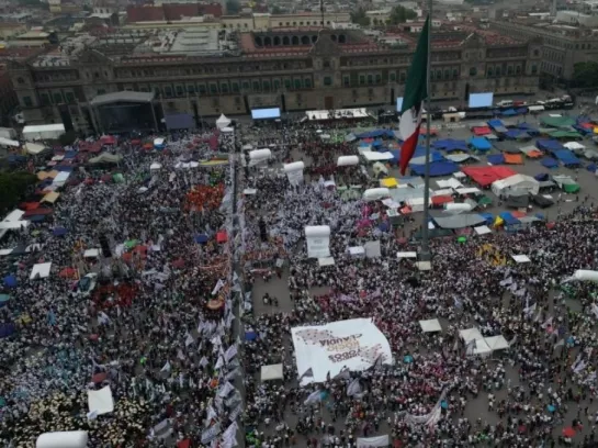 As Se Ve El Z Calo De La Cdmx Previo Al Cierre De Campa A De Claudia