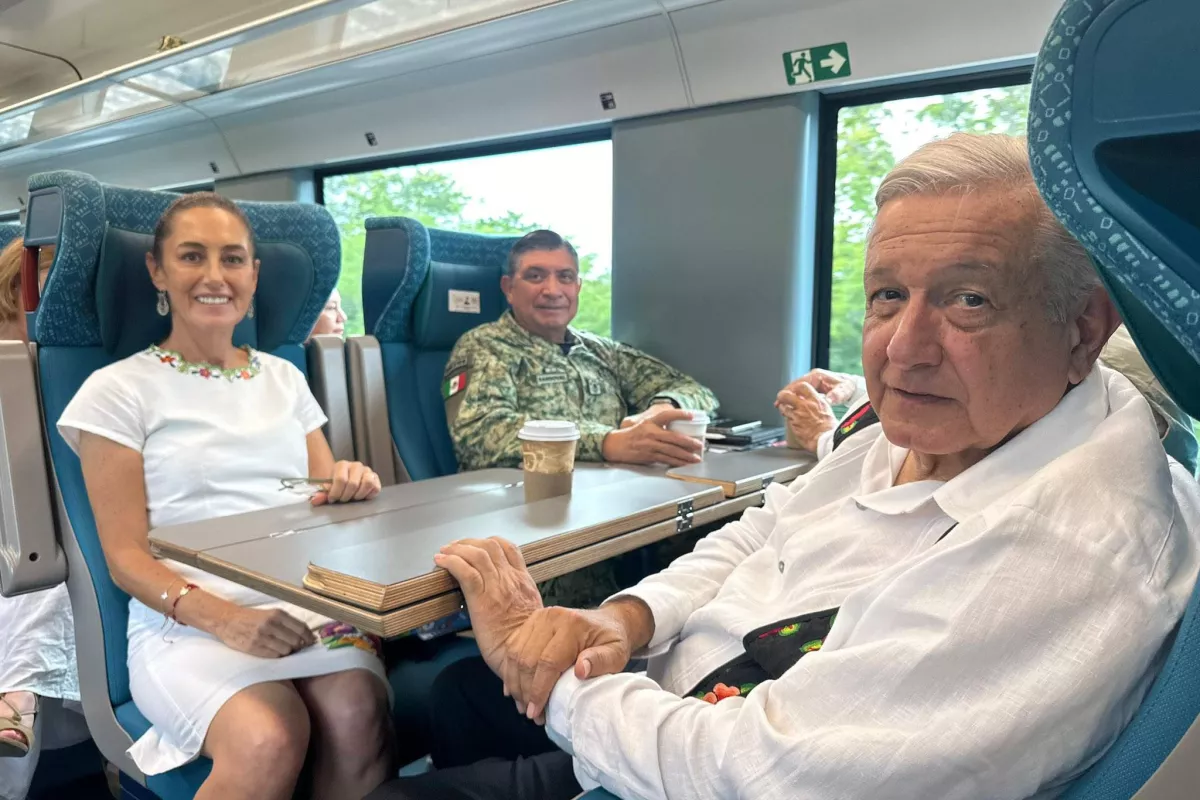 Claudia Sheinbaum Y Amlo Eval An Avance Del Tren Maya En Chetumal Poresto