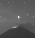Captan presunto OVNI encima del Popocatépetl