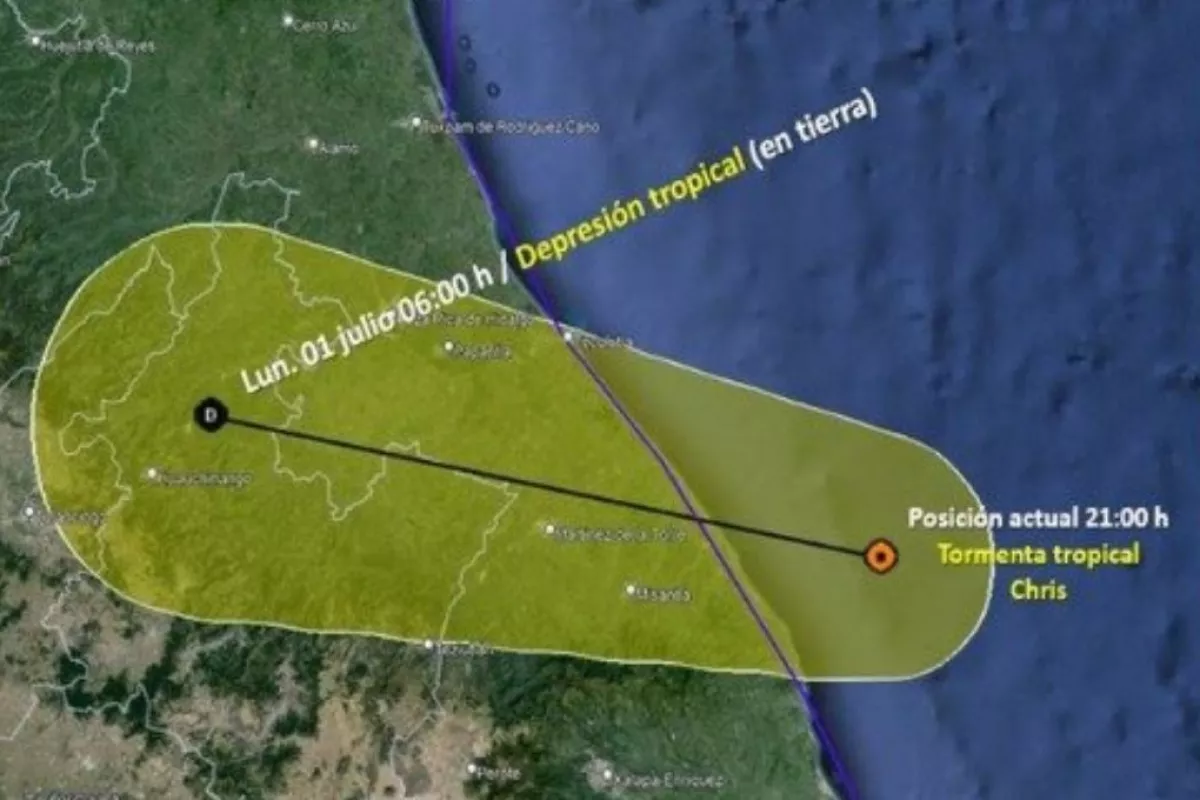 Depresi N Tropical Tres Se Transforma En Tormenta Tropical Chris Y Toca