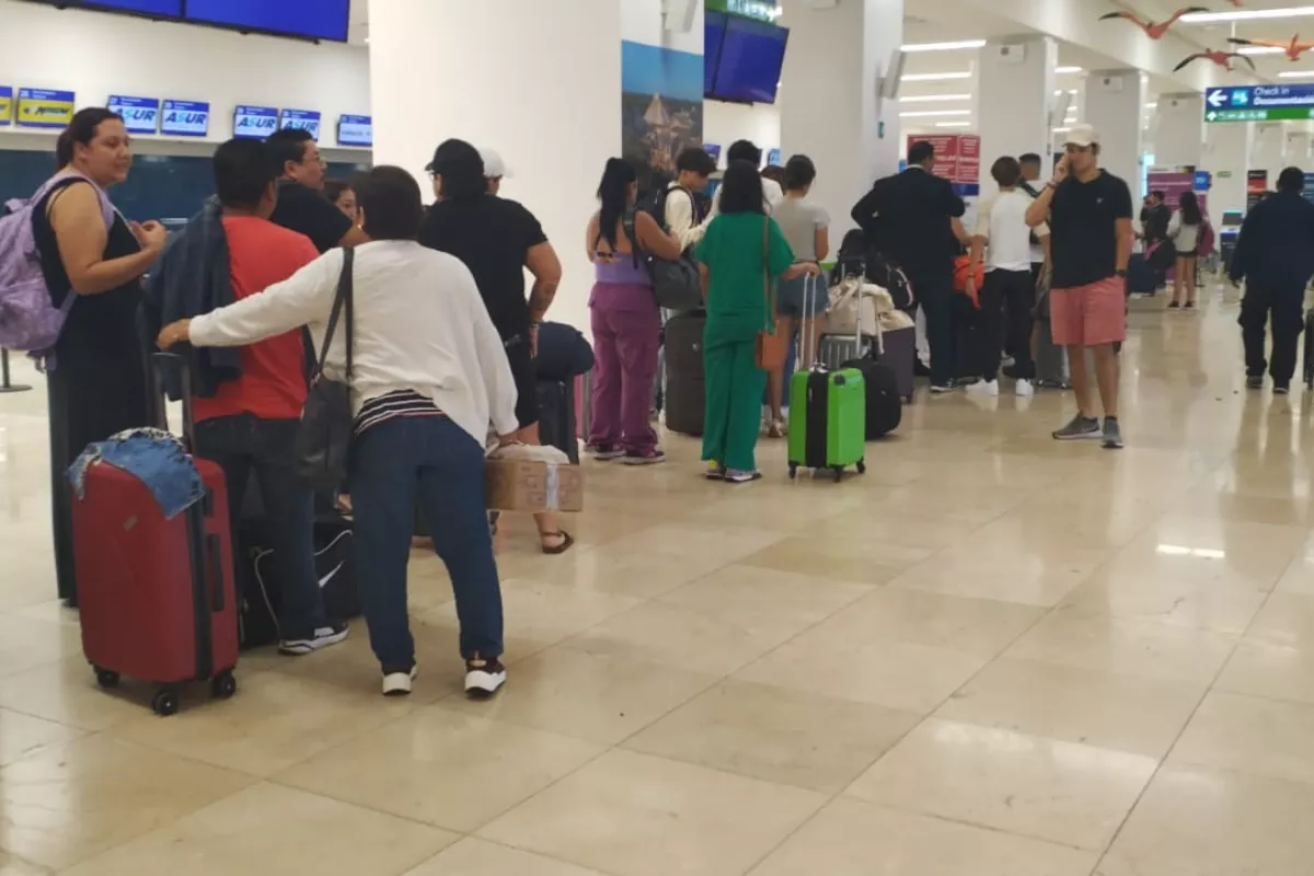 Vuelos En El Aeropuerto De M Rida Sin Retrasos Pese A Las Lluvias