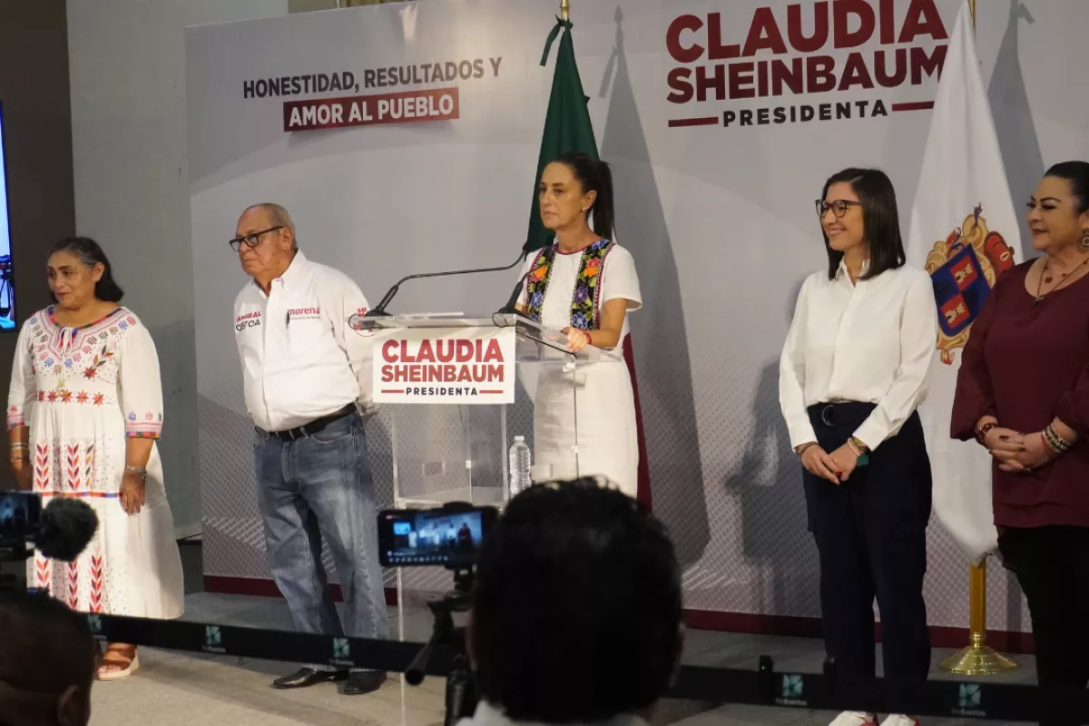 Claudia Sheinbaum Refrenda Propuestas Para Beneficio De Campeche Poresto