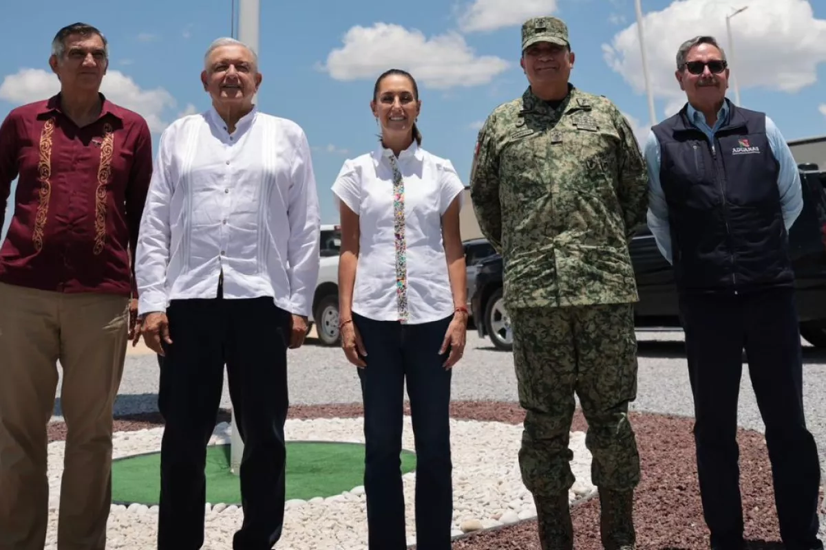 Claudia Sheinbaum Y AMLO Supervisan Avance En Infraestructura Aduanera