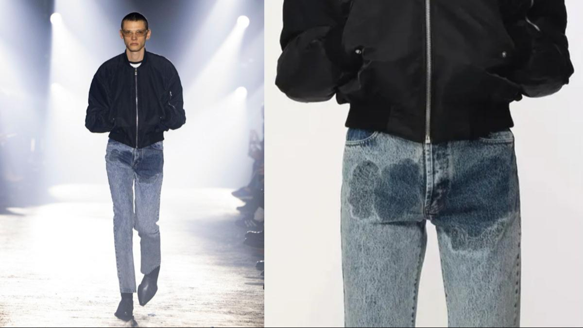 Pantalones manchados de orina se venden con éxito en Europa