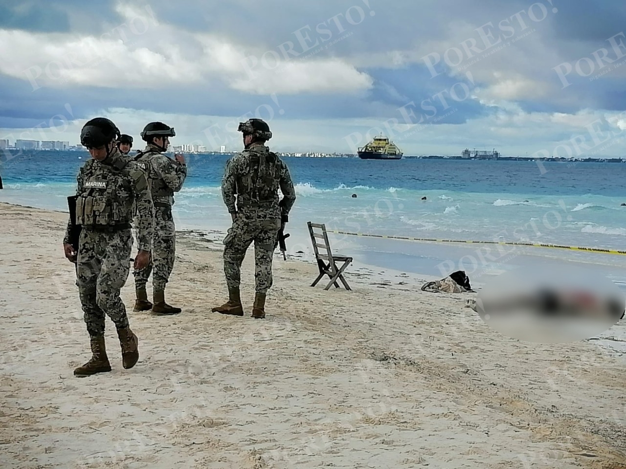 Aparece un cuerpo en Playa Norte en Isla Mujeres