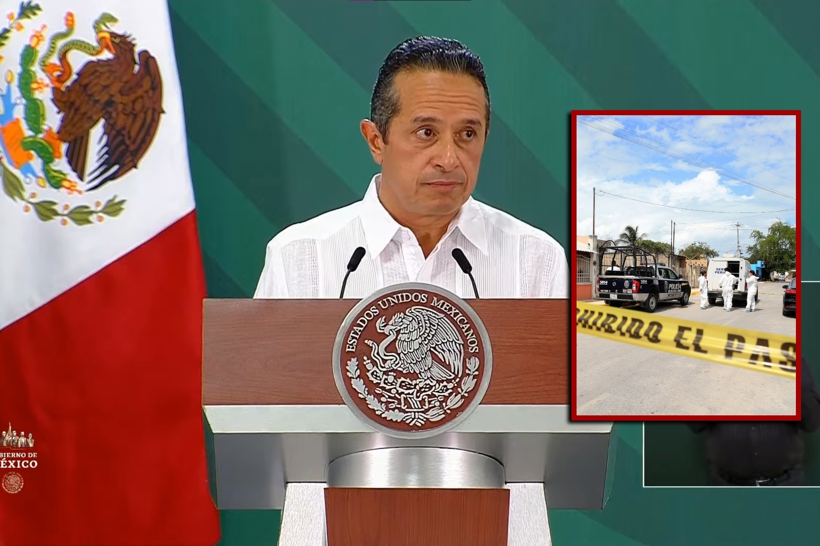 El Gobernador de Quintana Roo se evocó a dar información de su mandato, y no dio datos sobre la creciente violencia en el Estado