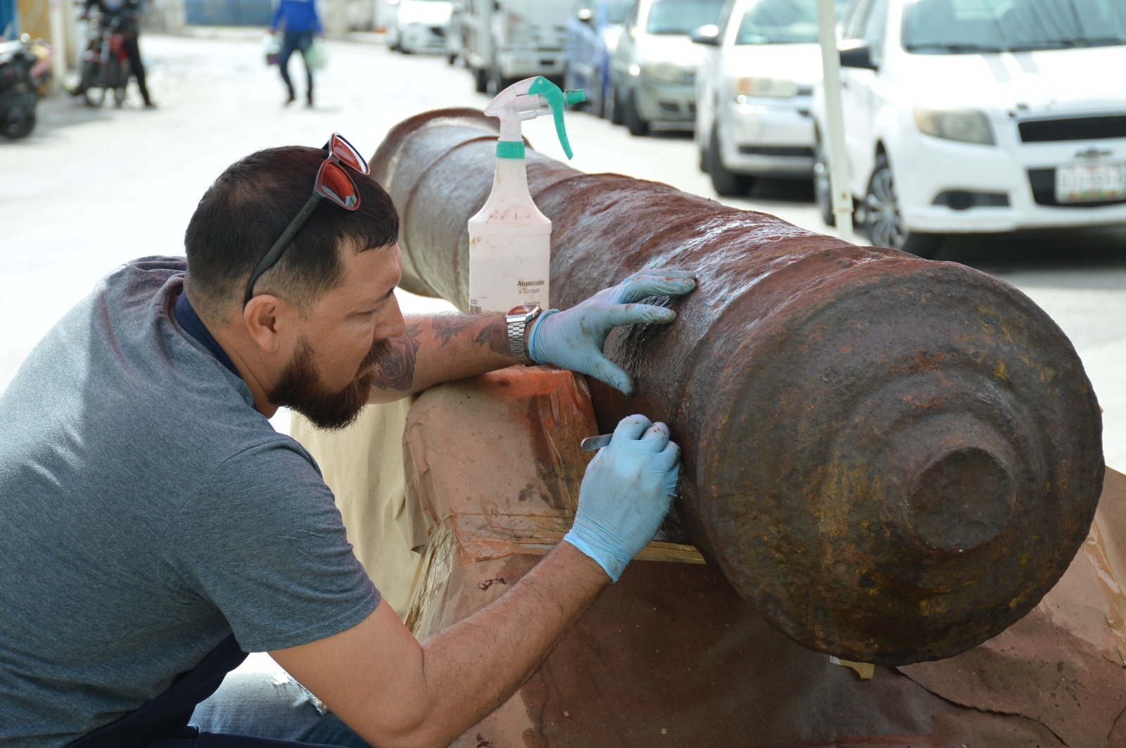INAH trabajará en la conservación de los cañones en barrios de Campeche