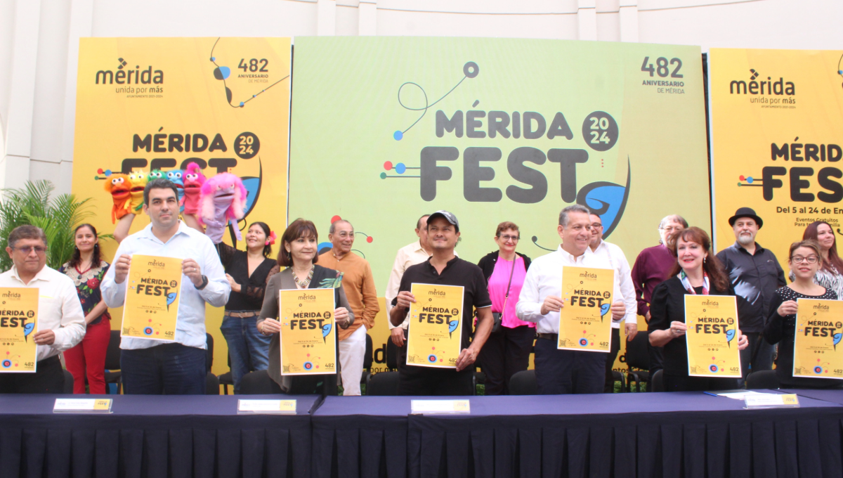 Mérida festejará 482 años de fundación con más de 500 artistas