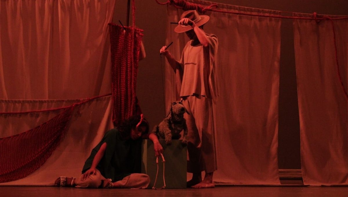 La obra de teatro Los Rumbos de la Kuxa'an Suum deleitó a los asistentes del Mérida Fest