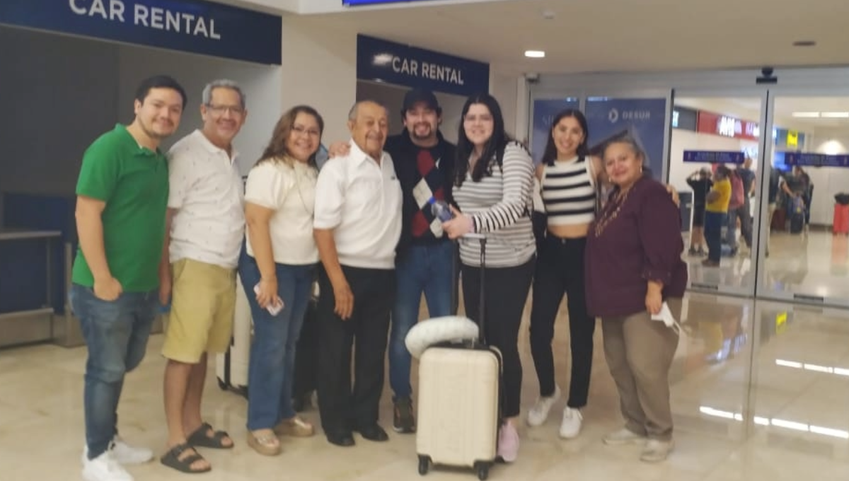 Yucateco vuelve de Ontario, Canadá, para visitar a sus padres