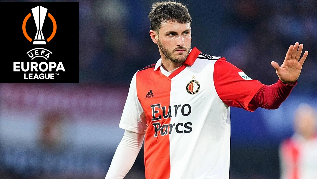 El Feyenoord de Santiago Giménez empata con la Roma en la Europa League