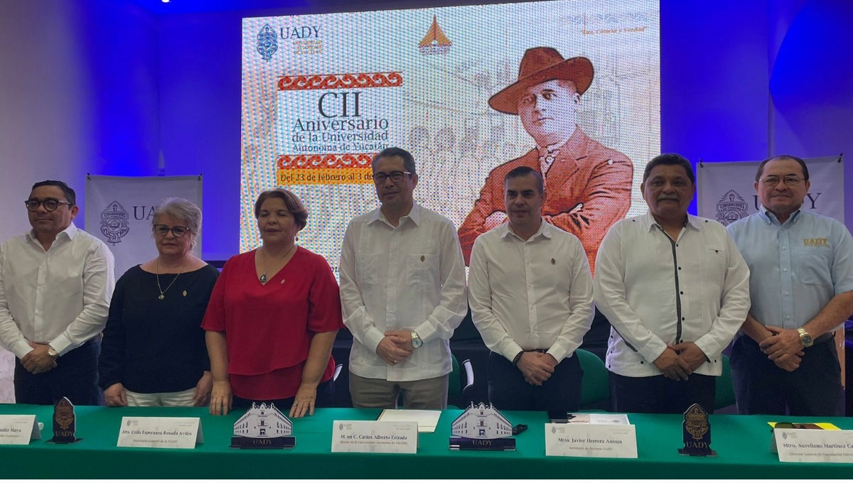 UADY anuncia la conmemoración de su aniversario número 102 en Mérida