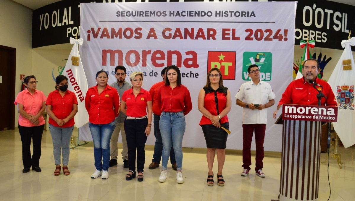 Los candidatos se registraron durante la convocatoria al proceso de selección de Morena