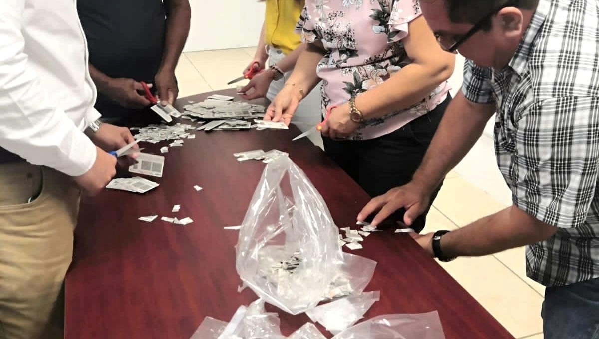 INE Campeche destruye 166 credenciales para votar