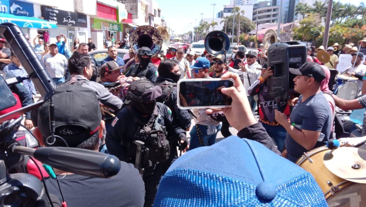 Así se vivió la protesta en Mazatlán