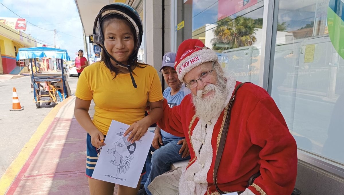 Muere ciudadano canadiense que se disfrazó de Santa Claus y regaló libros en Tizimín
