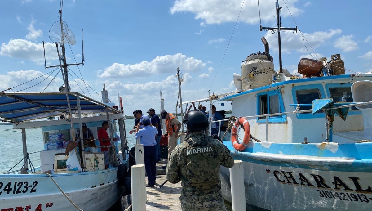 Operativo sorpresa provoca retención de embarcación menor en Progreso