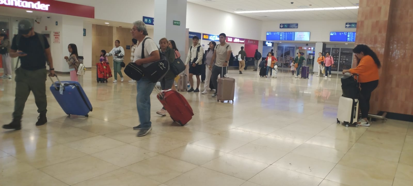 El Aeropuerto de Mérida mantiene buena movilzación de pasajeros