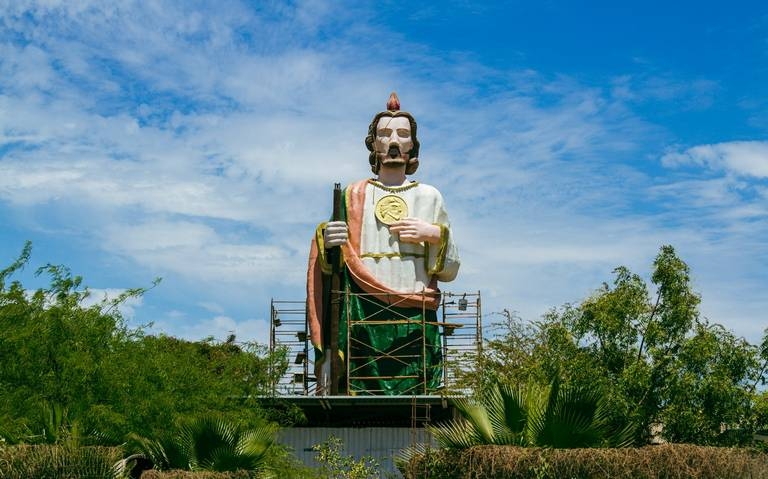 Estatua Gigante De San Judas Tadeo Se Despide De Culiac N Y Anuncia Su