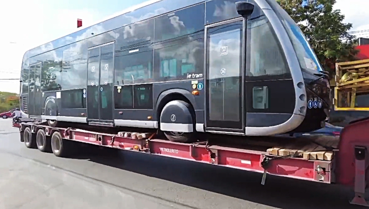 As Fue La Llegada Del Ie Tram El Nuevo Transporte El Ctrico De