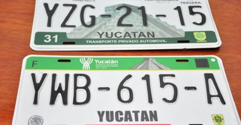 Cuánto cuesta cambiar placas de otro estado a Yucatán PorEsto