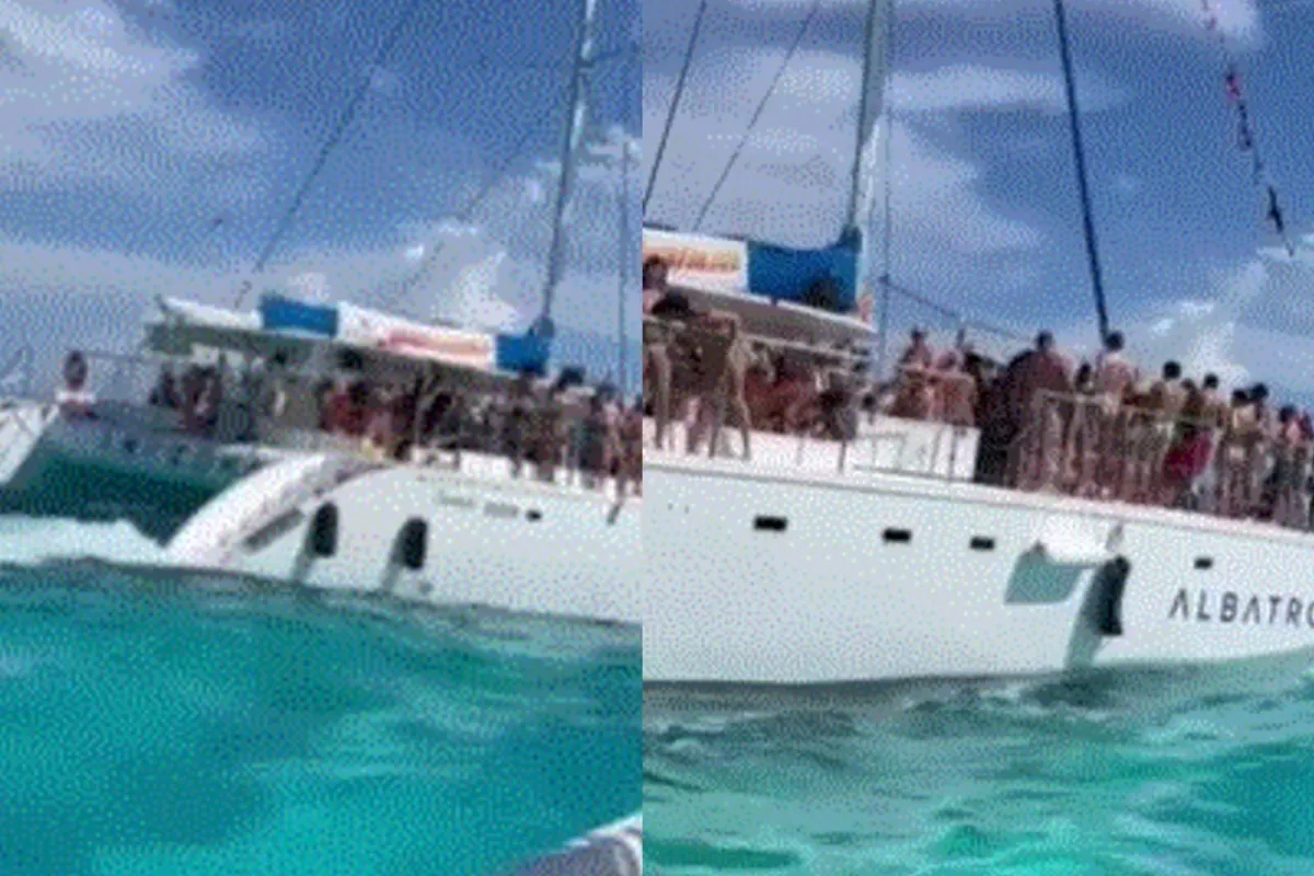 Nudistas se pasean en barco sin medidas sanitarias en Isla Mujeres: VIDEO -  PorEsto