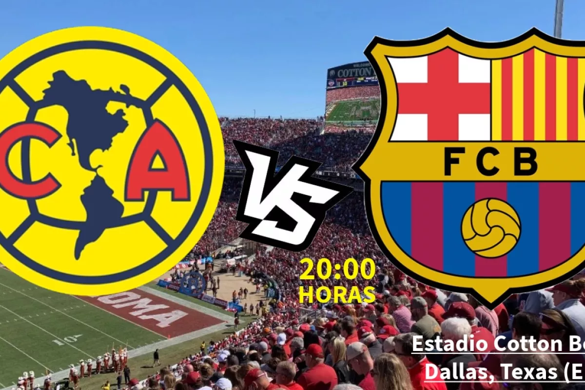 América vs Barcelona Sigue en vivo el partido amistoso desde el