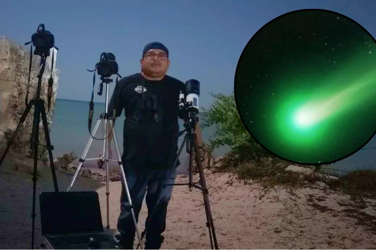 Astrónomo De Río Lagartos Capta El Paso Del Cometa Verde Por Yucatán Poresto 4527