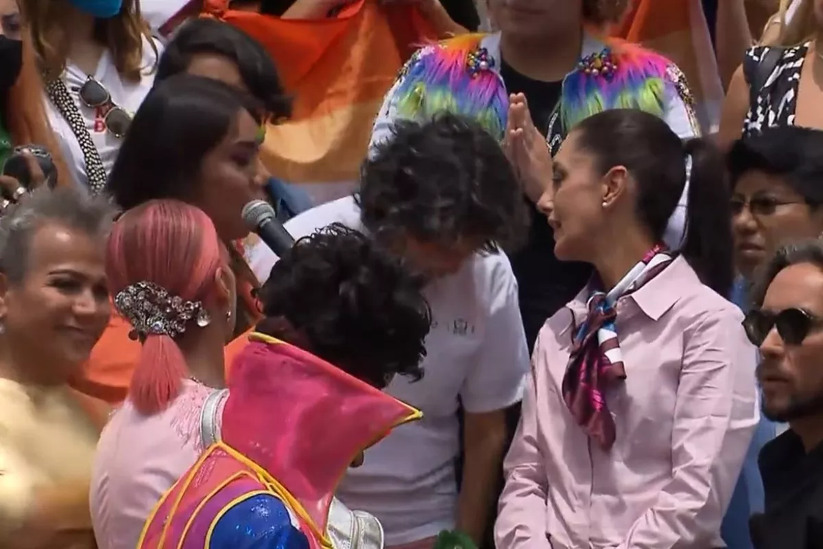 Claudia Sheinbaum Asiste A La Marcha Del Orgullo Gay Pride En Cdmx