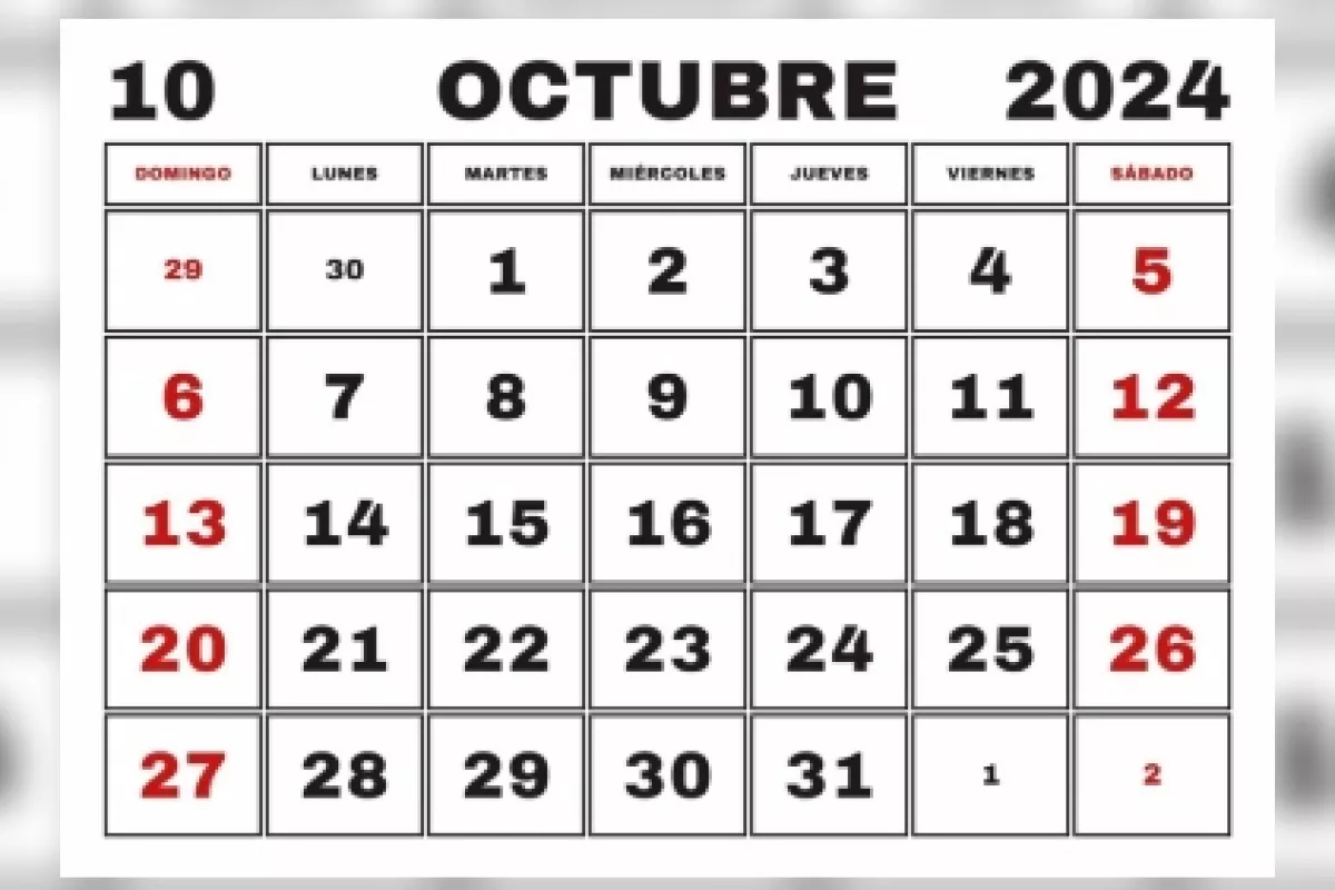 Por esta razón el 1 de octubre será día de descanso obligatorio en