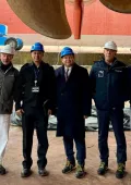 El Gobernador de Yucatán, Joaquín Díaz Mena, visita el Astillero Arsenale de Trieste en Italia.