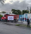 Trabajadores de Aguakan de Cancún e Isla Mujeres se manifiestan ante inconformidades