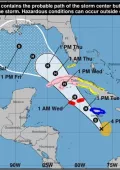 En las últimas horas la Tormenta Tropical Rafael podría intensificarse a Huracán