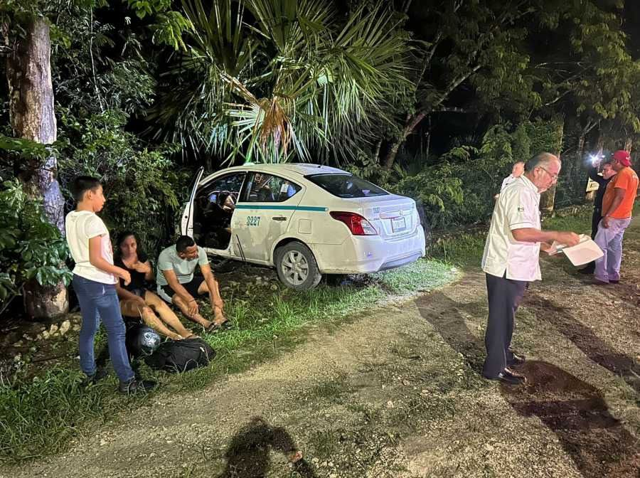 A pesar de no haber lesionados, pasajeros seguían asustados tras el accidente