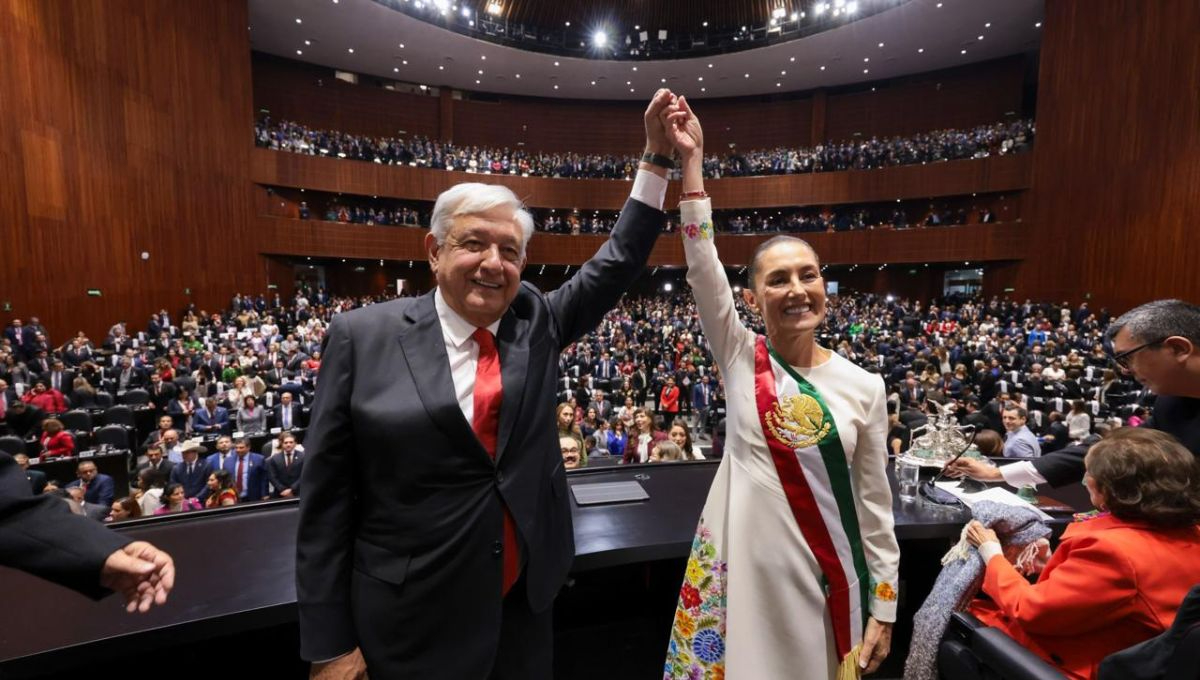 Claudia Sheinbaum y Andrés Manuel López Obrador