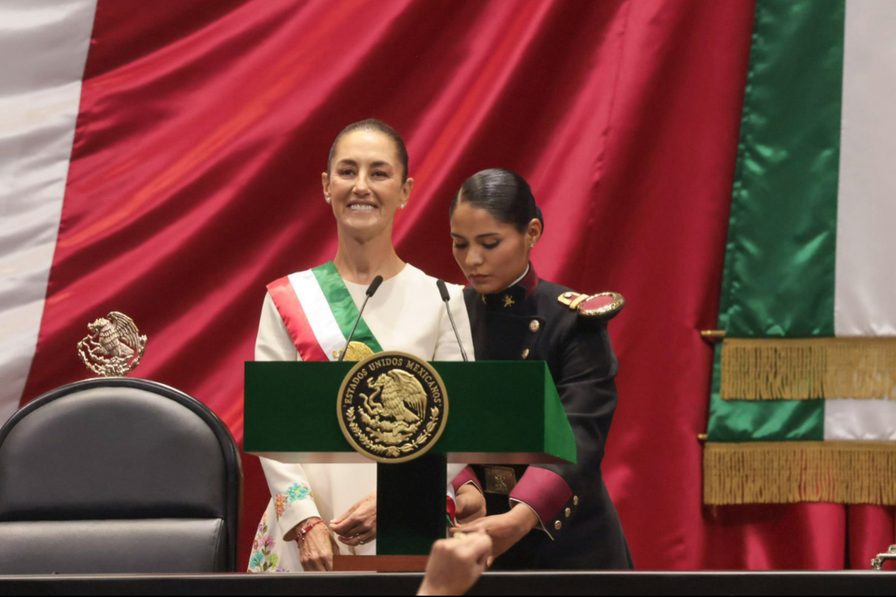 Claudia Sheinbaum recibió la Banda Presidencial en el Congreso de la Unión