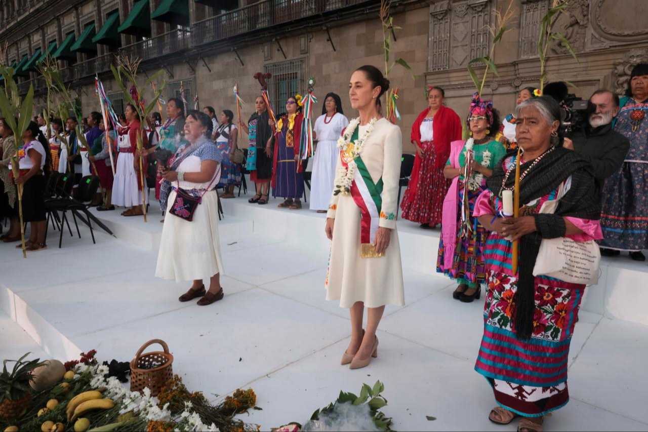 Sheinbaum en el Zócalo