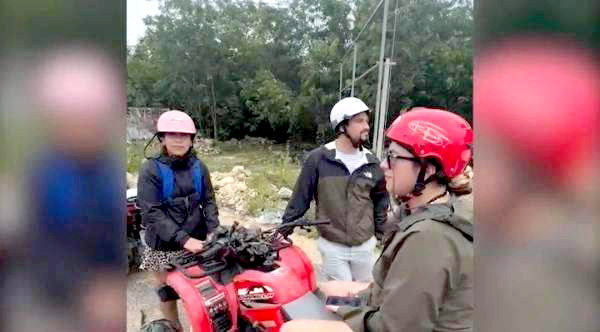 Los afectados fueron un grupo de turistas chilenos quienes fueron detenidos por rentar motocicletas a pesar de contar con los permisos