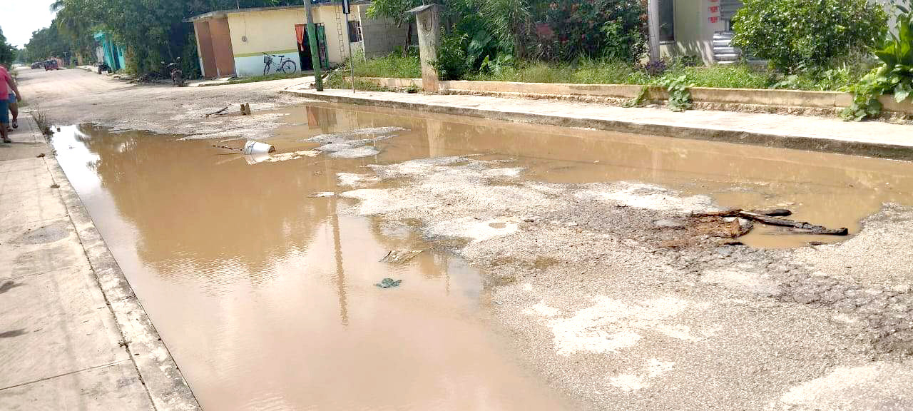 Uno de los mayores problemas son las calles en mal estado