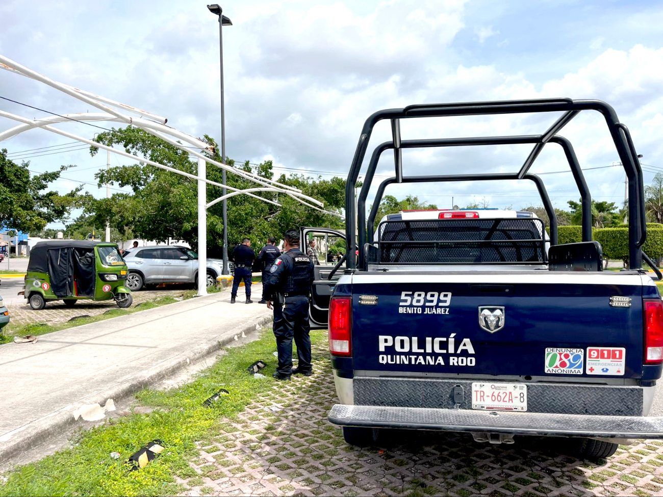 El hombre había dejado su mototaxi en un estacionamiento después de cometer el crimen y antes de ser capturado